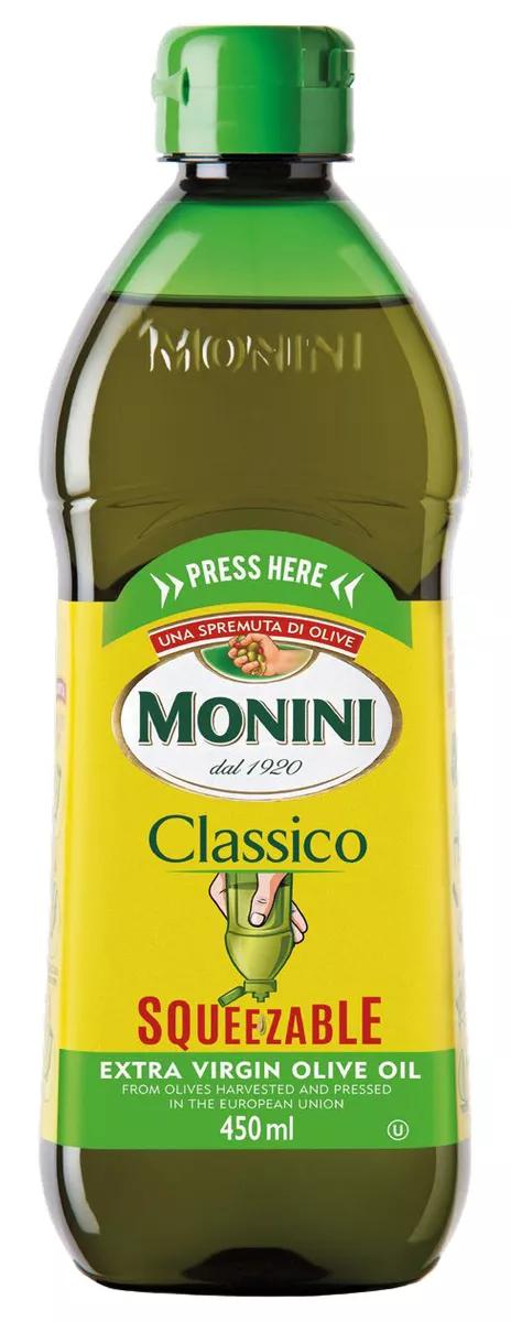 Масло оливковое Monini Classico Extra Vergine нерафинированное, 450 мл., ПЭТ