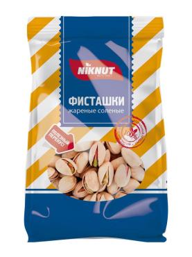 Фисташки жареные соленые Nik Nut, 130 гр., флоу-пак