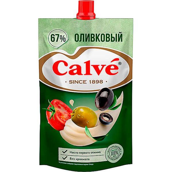 Майонез Calve Оливковый 67% 200 гр., дой-пак