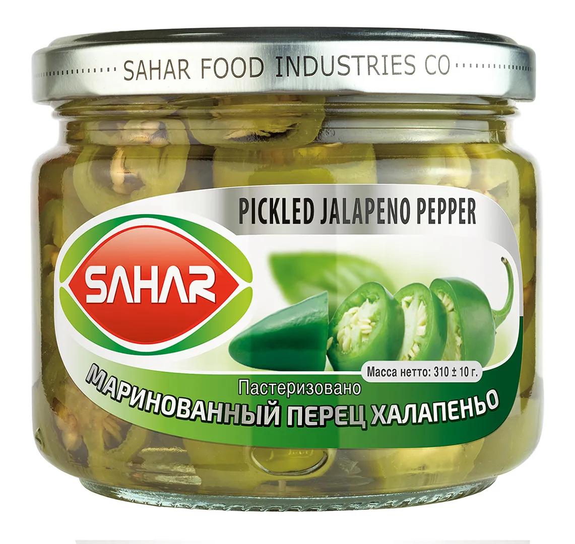 Перец халапеньо Sahar маринованный, 310 гр., стекло