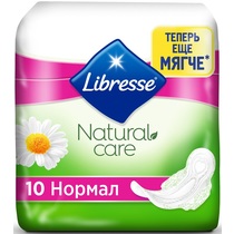 Гигиенические прокладки Libresse Ultra Natural care Нормал 10шт.