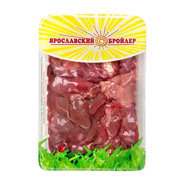 Печень Ярославский бройлер цыплят - бройлеров охлажденная 610 гр., лоток