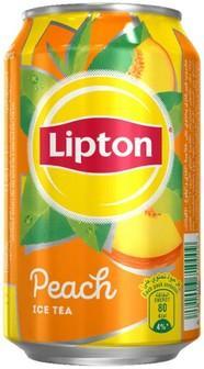Напиток негазированный чай холодный Lipton Ice Tea Peach, 330 мл., ж/б