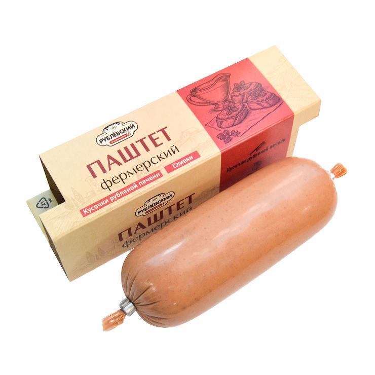 Паштет Рублевский фермерский батон 150 гр., картон