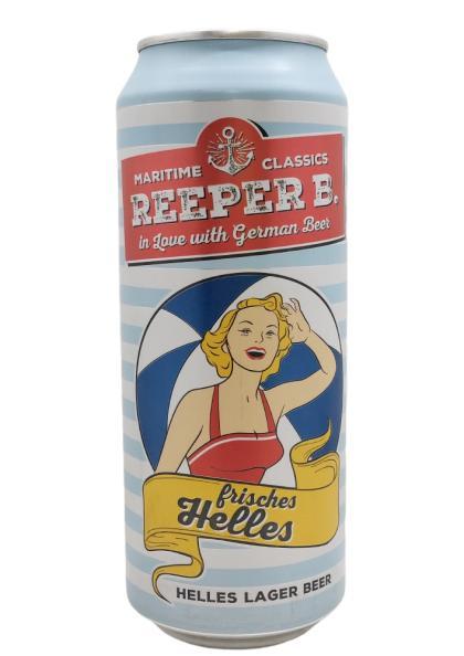 Пиво Reeper B. Helles светлое 4.7% 500 мл., ж/б