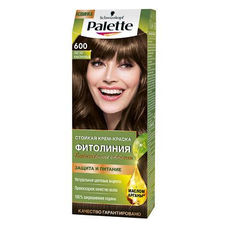 Краска для волос Schwarzkopf Palette Фитолиния 600 светло-каштановый