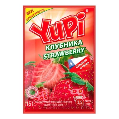 Растворимый напиток Yupi со вкусом клубники 15 гр., саше