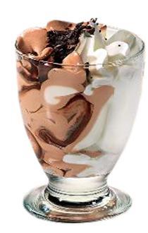 Мороженое Michielan Italia Сливки-шоколад , 80 гр., стекло