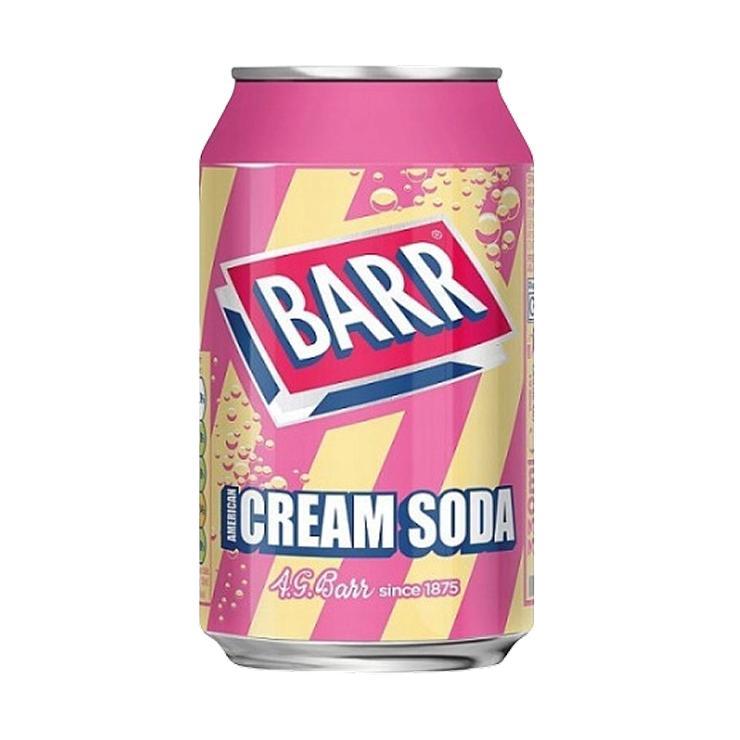 Напиток газированный Barr Cream Soda без сахара 330 мл., ж/б
