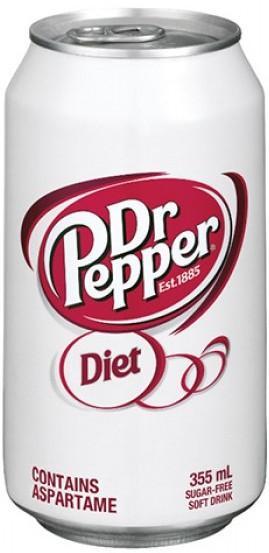 Напиток газированный Dr.Pepper Diet США 355 мл., ж/б