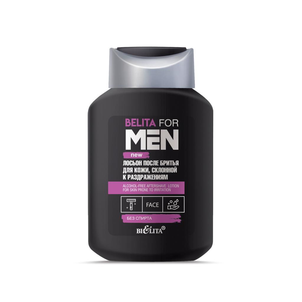 Лосьон после бритья Bielita Belita for Men для кожи, склонной к раздражениям, без спирта 250 мл., ПЭТ