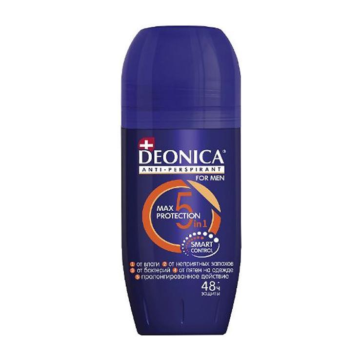 Дезодорант для тела Deonica 5Protection мужской антиперспирант стик 40 мл., ПЭТ