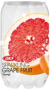 Напиток газированный OKF Sparkling Grapefruit Южная Корея 350 мл., ПЭТ
