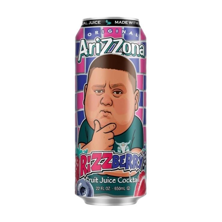 Чай холодный Arizona Rizzler ягодный 650 мл., ж/б