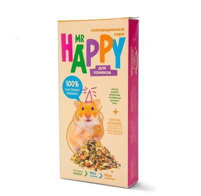 Корм сухой для хомяков Mr.Happy 400 гр., картон