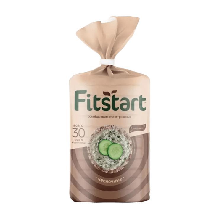 Хлебцы Fitstart Чесночные пшенично-ржаные 90 гр., пакет