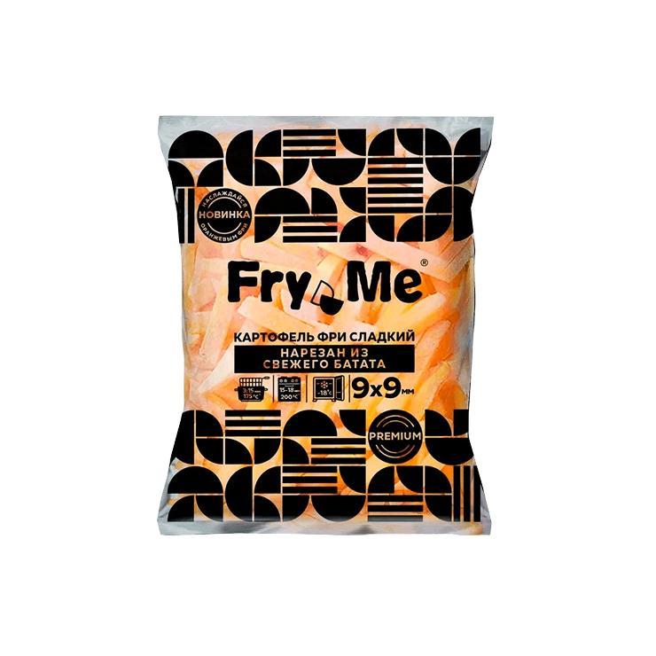 Картофель фри Fry Me premium сладкий из батата 2,5 кг., флоу-пак