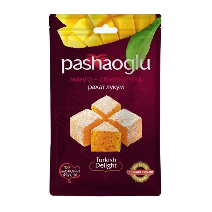 Рахат-Лукум Pashaoglu манго-семена чиа 150 гр., дой-пак