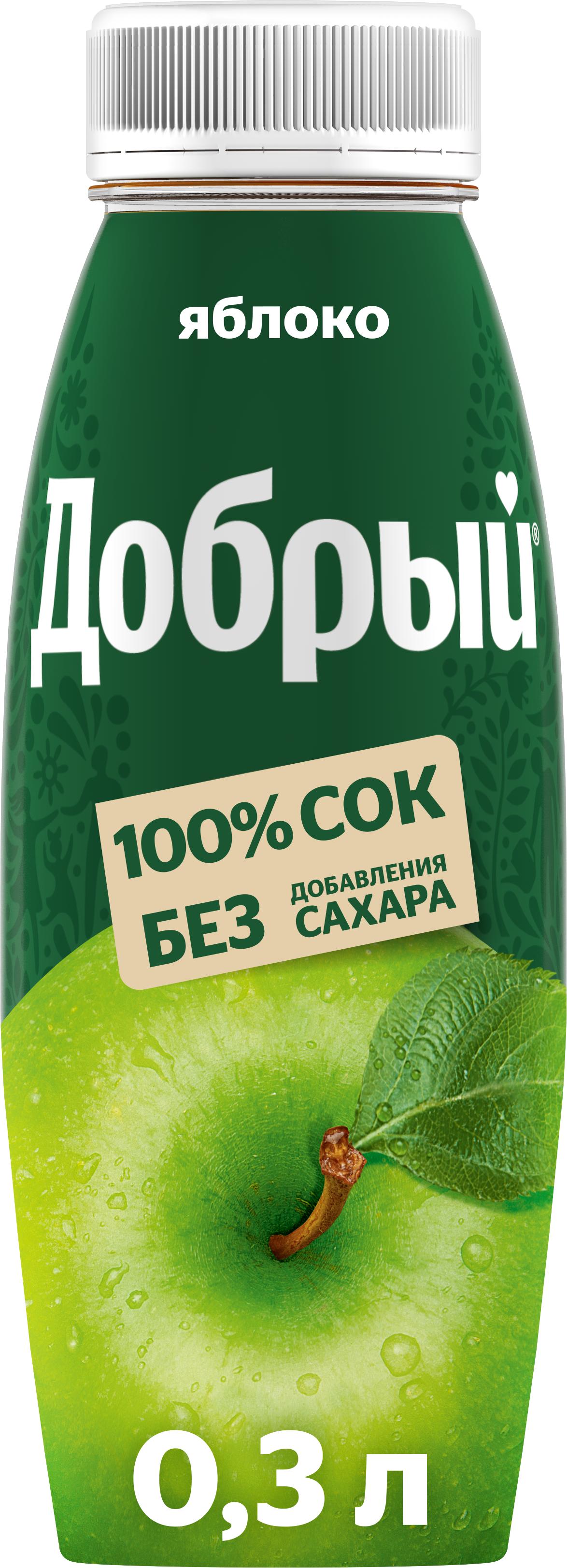 Сок Добрый яблоко 300 мл., ПЭТ