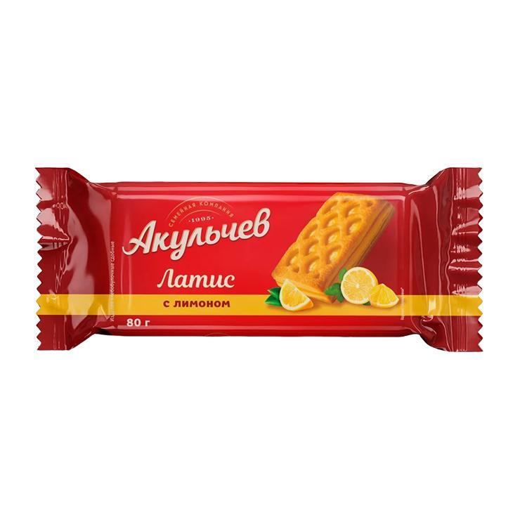 Слойка Руслада Латис лимон 80 гр., флоу-пак