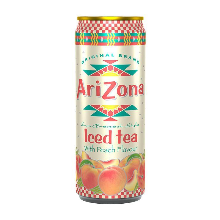 Чай холодный Arizona Iced Tea Peach персик 330 мл., ж/б