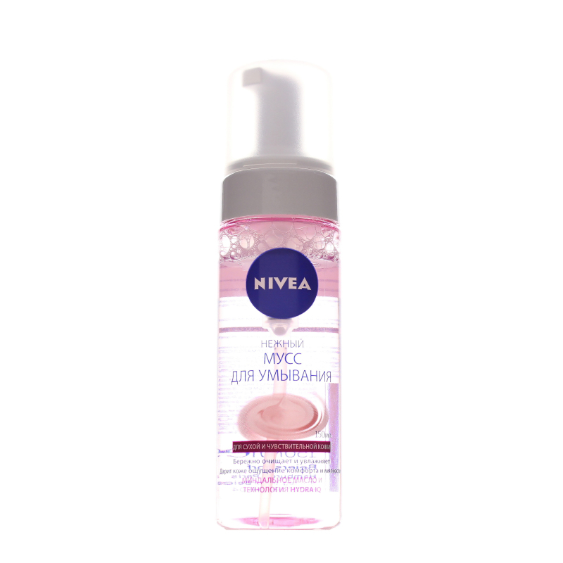 Мусс для умывания Nivea Hydra IQ Нежный для сухой и чувствительной кожи