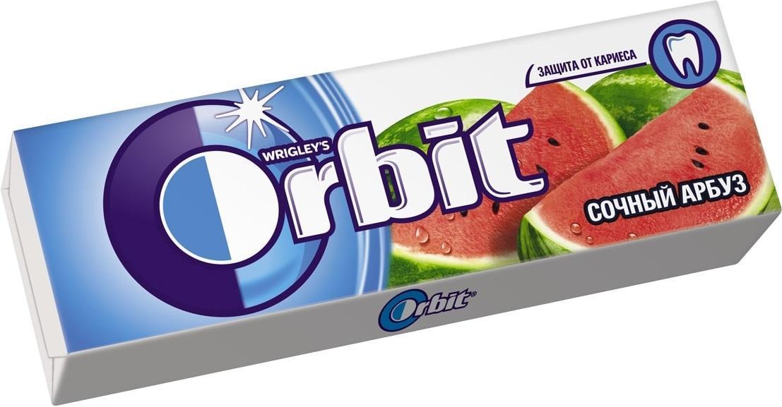 Жевательная резинка Orbit Сочный арбуз 13,6 гр., бумага
