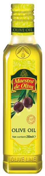 Масло оливковое Maestro de Oliva 100% рафинированное, 250 гр., стекло