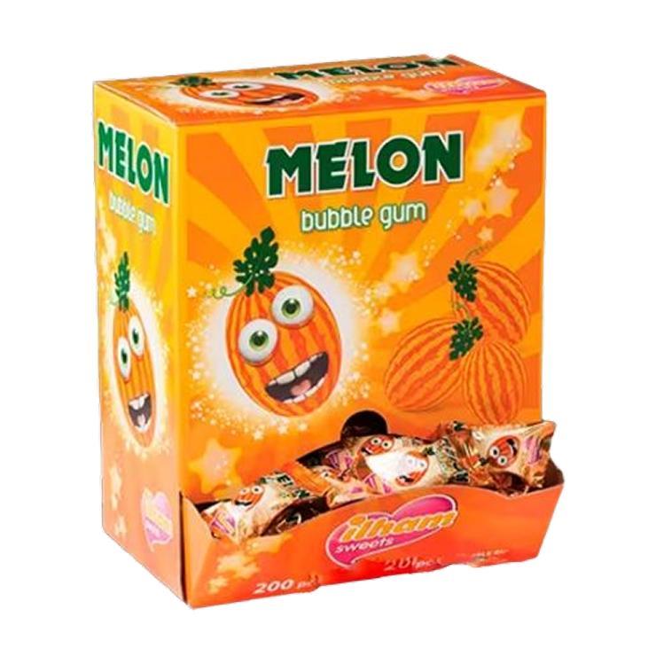 Жевательная резинка Ilham Sweets дыня 3,5 гр. х  200 шт., флоу-пак