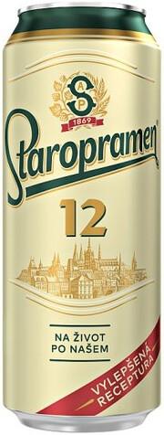 Пиво Staropramen светлое 500 мл., ж/б