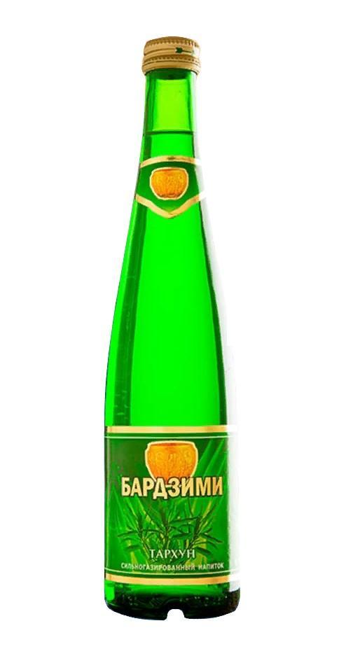 Лимонад Бардзими Тархун газированный 450 мл., стекло