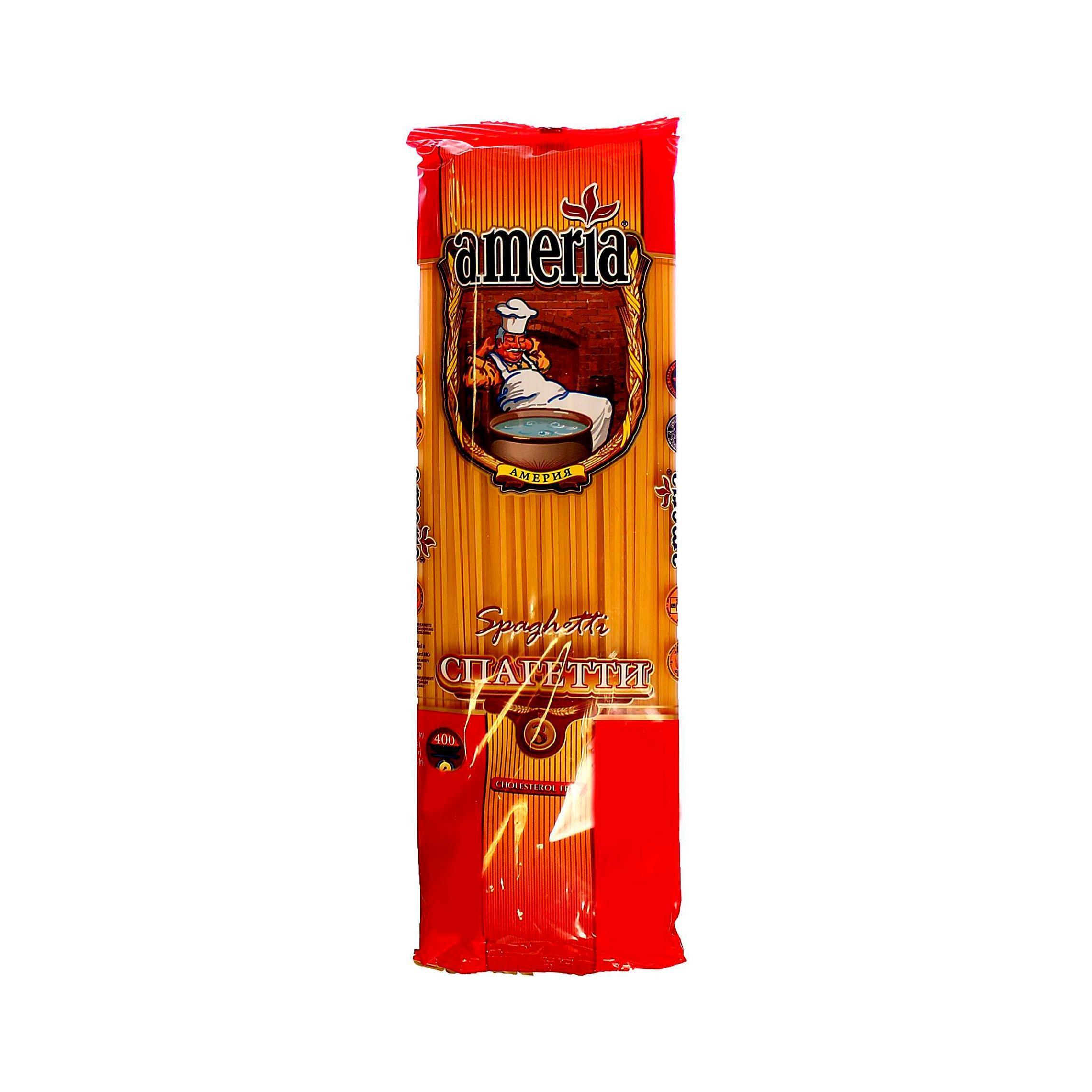 Макаронные изделия спагетти Ameria №003, 400 гр., флоу-пак
