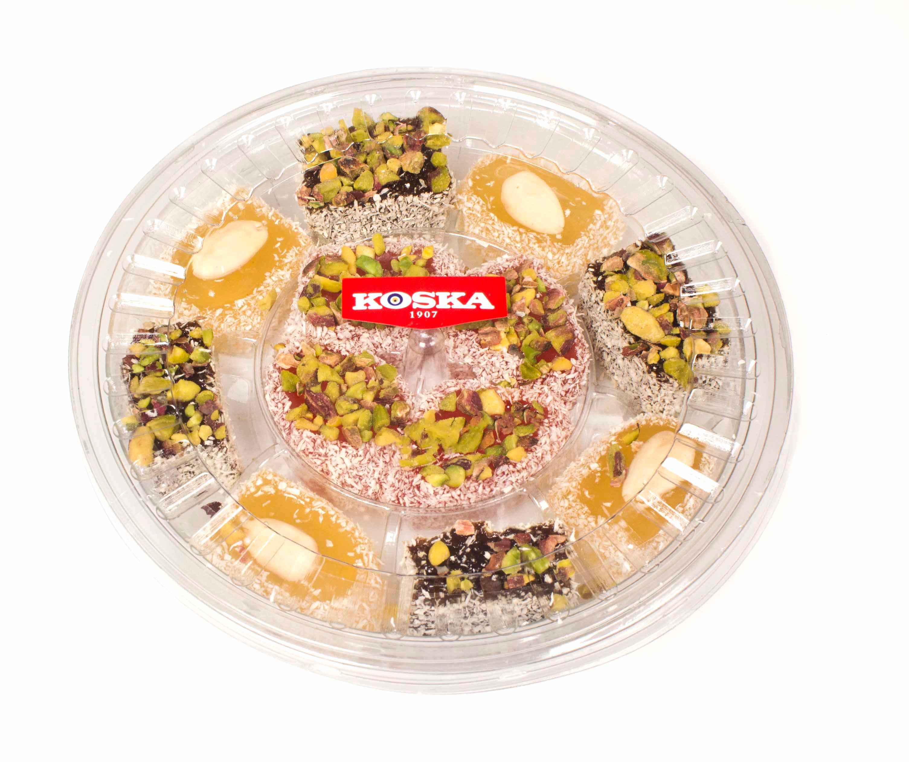 Рахат-лукум KOSKA Дворцовый микс из орехов в кокосовой стружке 300 гр., ПЭТ