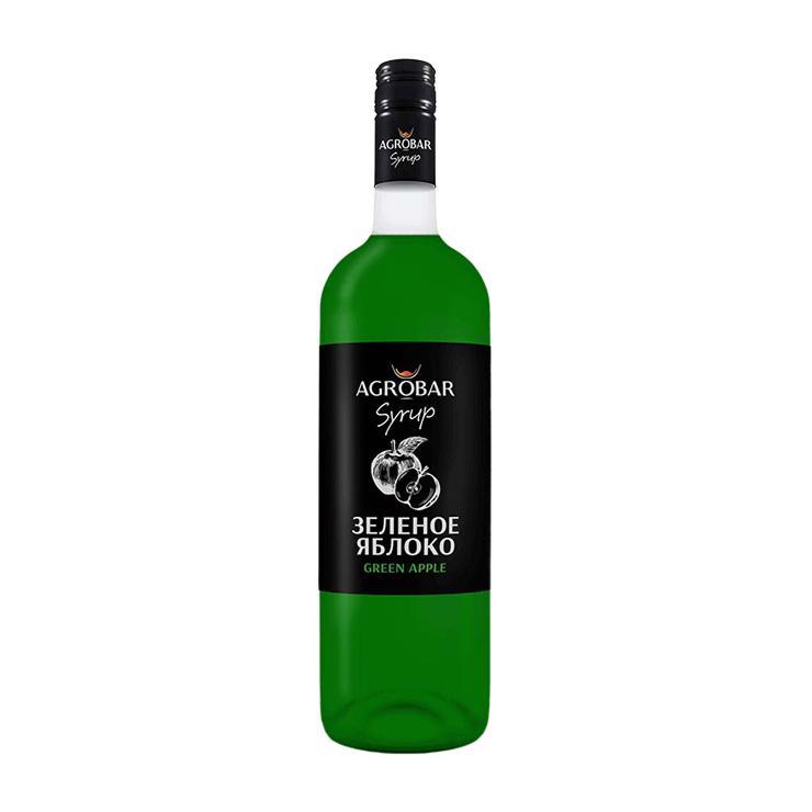 Сироп Agrobar Green Apple зеленое яблоко 1 л., стекло