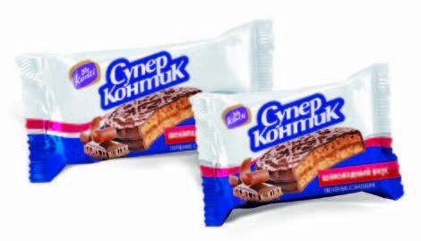 Печенье Konti Супер в шоколадной глазури 100 гр., флоу-пак