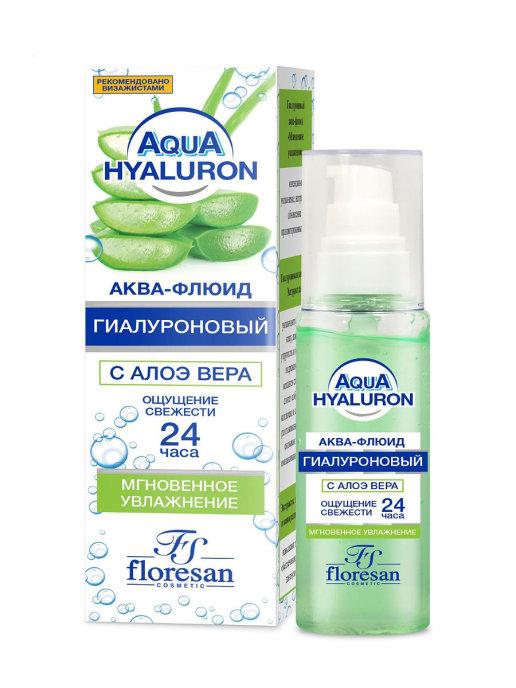 Аква-флюид Floresan Aqua hyaluron гиалуроновый 75 мл., картон