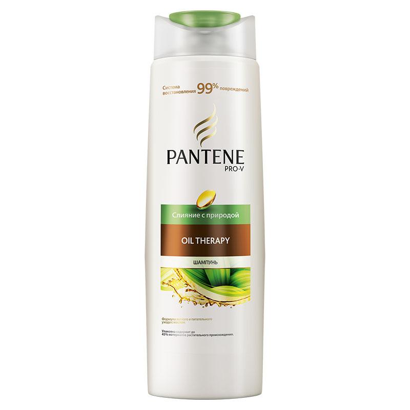 Шампунь Pantene Pro v Слияние с природой блеск для сухих волос