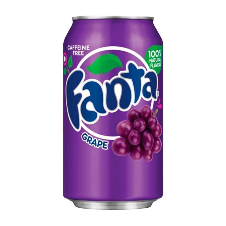 Напиток газированный Fanta виноград США 355 мл., ж/б