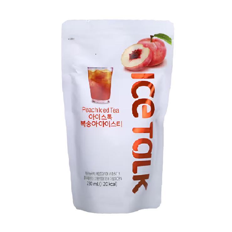 Напиток безалкогольный ICE TALK zero sugar peachi ice tea 230 мл., дой-пак