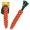 Игрушка для животных Морковка. Общая длина 25 см