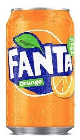 Напиток газированный Fanta апельсин слим Польша 330 мл., ж/б
