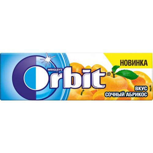 Жевательная резинка Orbit сочный абрикос 13.6 гр., обертка