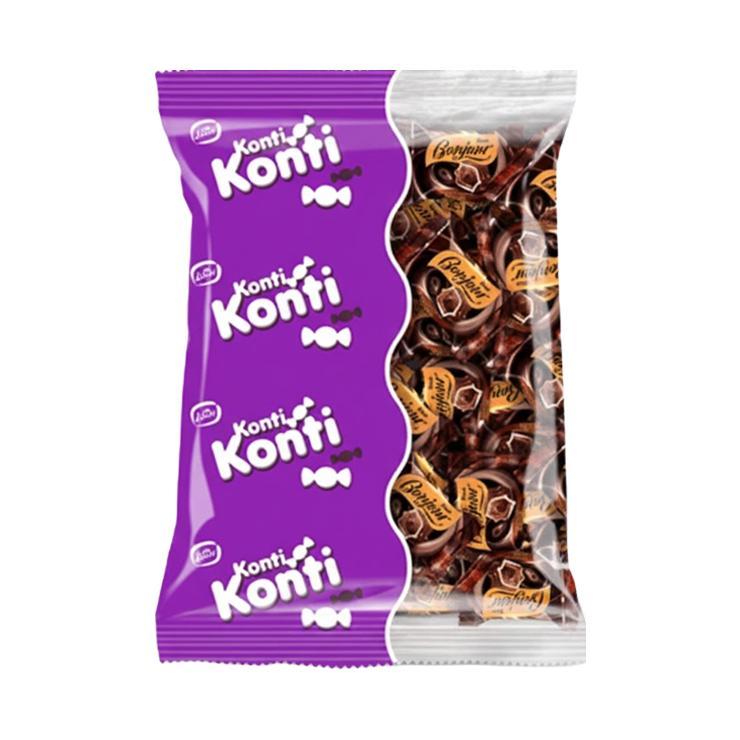 Конфеты Konti bonjour со вкусом шоколада 500 гр., флоу-пак