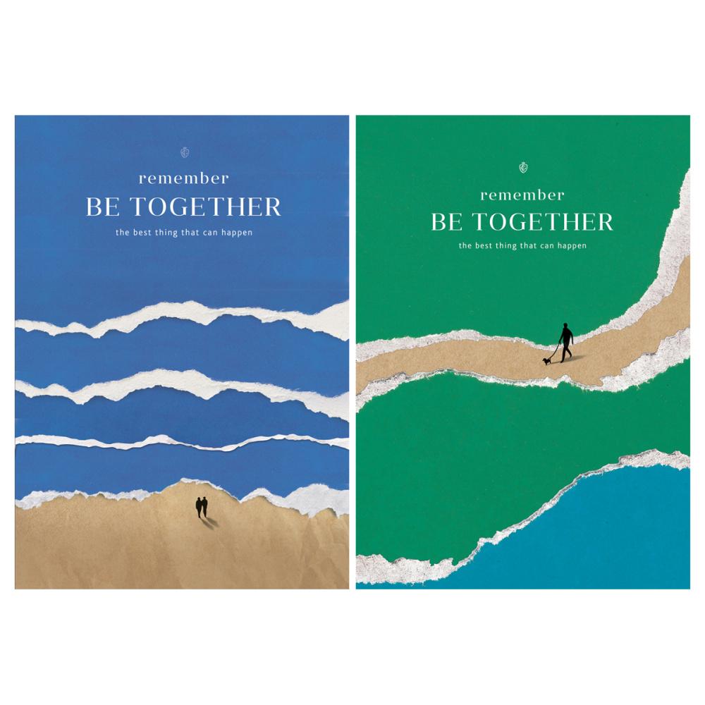 Тетрадь Greenwich Line Be together А5 клетка матовая ламинация выборочный УФ-лак евро., пакет