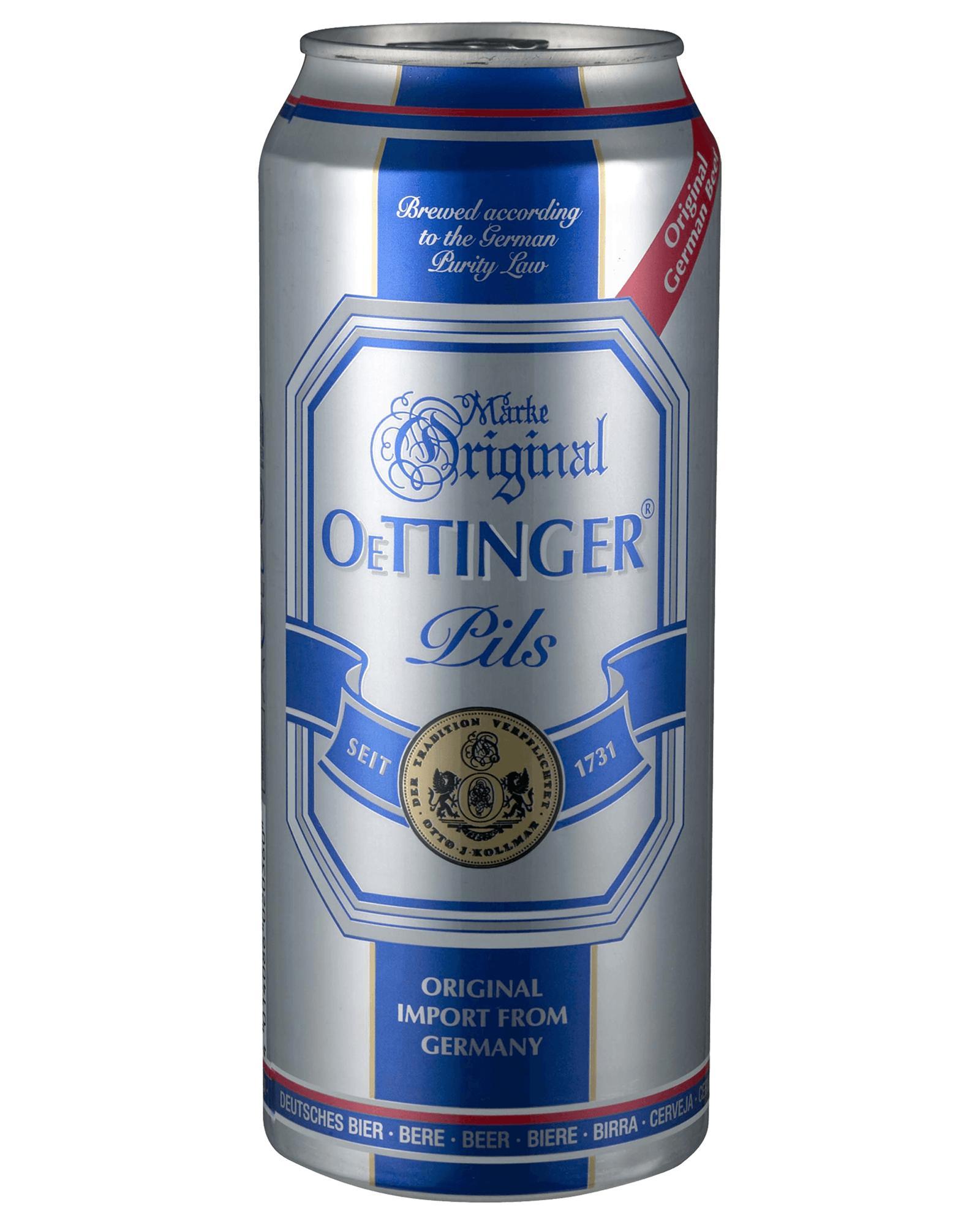 Пиво Oettinger Pils, Германия, 500 мл., ж/б