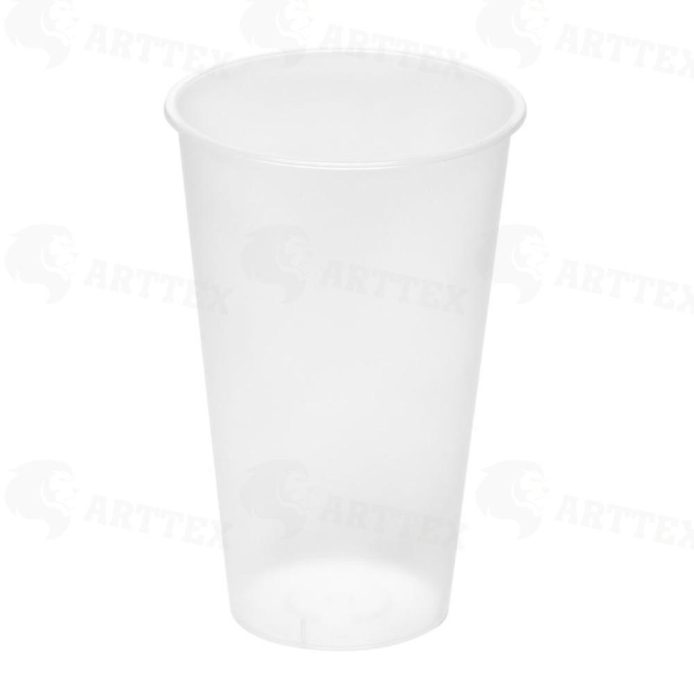 Стакан Bubble Cup матовый прозрачный 500 мл., пакет