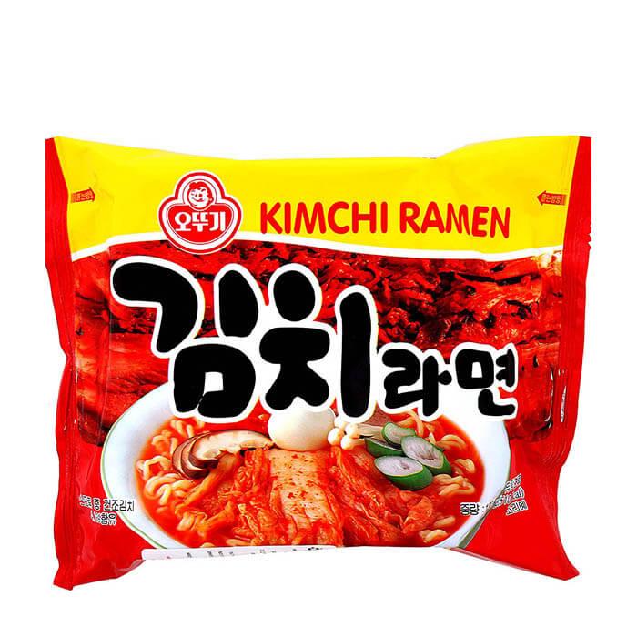 Лапша Ottogi, быстрого приготовления со вкусом Кимчи Рамен, 120 гр., флоу-пак