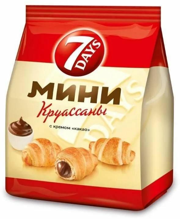Круассаны 7 Days мини c кремом какао 65 гр., флоу-пак