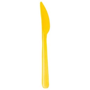 Нож, 180 мм., цвет желтый, BIBO Super Party Yellow, пластиковый пакет