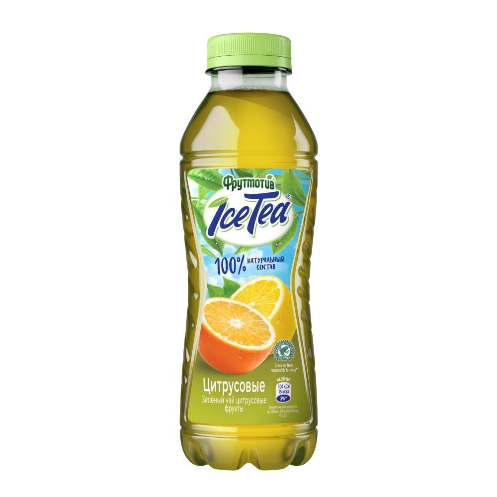 Чай холодный Ice Tea зеленый цитрусовые фрукты 500 мл., ПЭТ